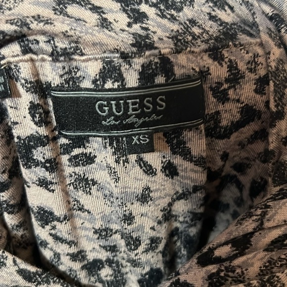 Guess black leopard print mini dress - size XS​​ - Picture 4 of 4